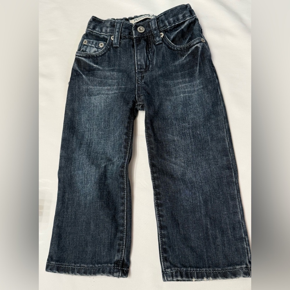 Flypaper Infant Boy 24M Blue Relaxed Jeans Vintage Wash & Elasticized Waist